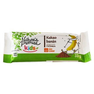 Nature's Promise Kids | Baton cu migdale, curmale, cacao si banane 33g