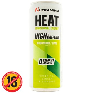 Nutramino | Bautura energizanta cu aroma de lime si castravete 0.33l