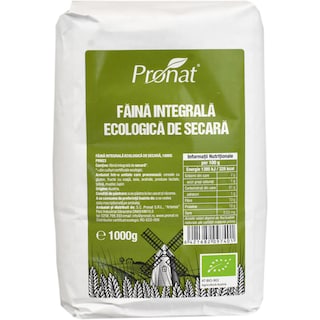 Pronat | Faina integrala de secara bio 1kg