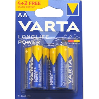 Varta | Baterii alcaline AA 6 bucati