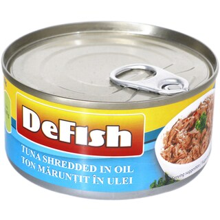 Defish | Ton maruntit in ulei 160g