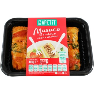 Mega Apetit | Musaca de cartofi si porc 400g