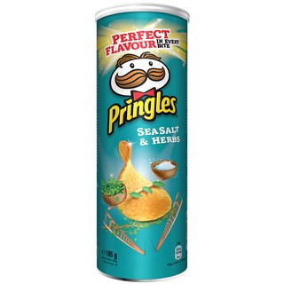Pringles | Chips cu sare de mare si ierburi 165g