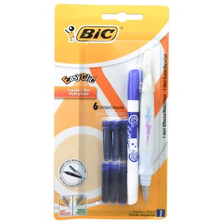Bic | EasyClic | Stilou cu 6 rezerve si mini pic, diverse culori