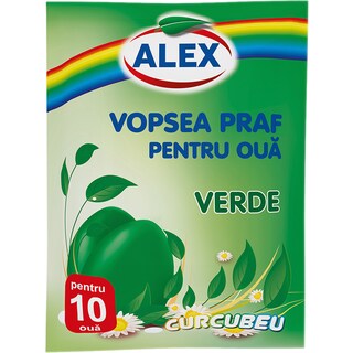 Alex | Vopsea praf 10 oua verde 7g