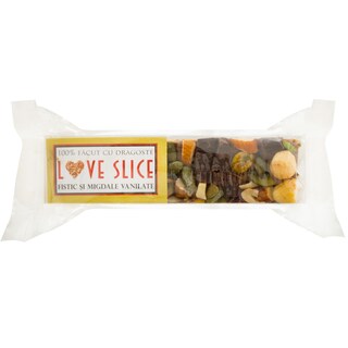 Love Slice | Baton cu fistic si migdale 70g
