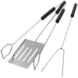 Set 3 ustensile din inox, 40cm