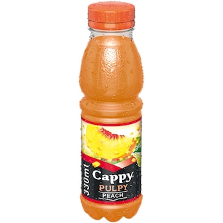 Cappy Pulpy | Suc cu pulpa de piersici 0.33l