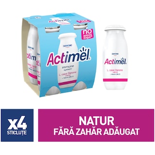 Actimel | Iaurt natural fara zahar 4x100g