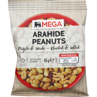 MEGA | Arahide prajite si sarate 45g
