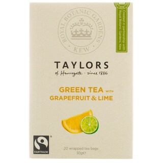 Taylors | Ceai verde cu grapefruit si lime 20 plicuri 20x1.5g