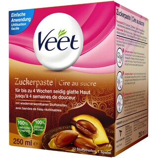 Veet | Ceara depilatoare cu zahar si ulei de argan 250ml