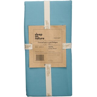 COCO-MAT | Cearsaf pentru pat, 200x260cm, albastru