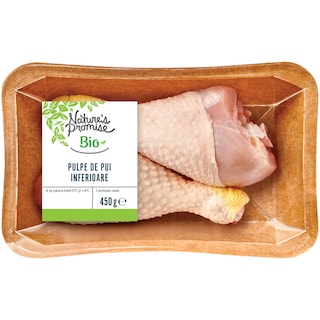 Nature's Promise Bio | Pulpe de pui inferioare bio 450g