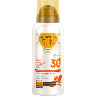 Gerovital | Sun | Spuma protectia solara pentru copii SPF 30 100ml