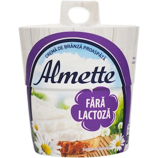 Almette | Crema de branza proaspata fara lactoza 150g