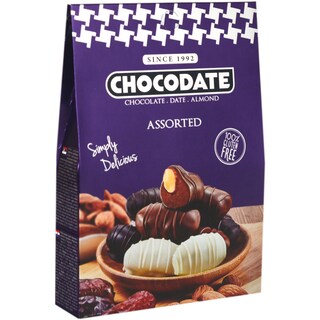 Chocodate | Curmale glazurate in ciocolata asortata 80g