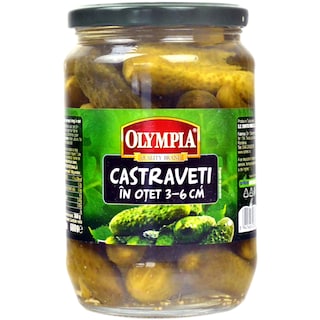 Olympia | Castraveti intregi 3-6cm in otet 680g