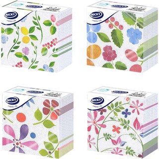 Nicky | Happy life | Servetele de masa diverse modele, 1 strat, 40 bucati