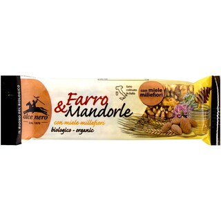 Alce Nero | Baton din grau si migdale Bio 20g