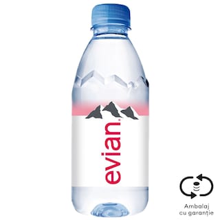 Evian | Apa minerala naturala plata 0.33L