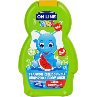 On Line | Kids | Sampon si gel de dus cu pepene 250ml