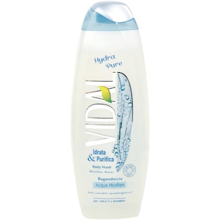 Vidal | Gel de dus crema cu apa micelara 500ml