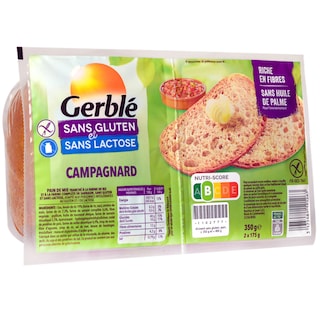 Gerble | Paine rustica fara gluten 350g