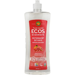 Ecos | Detergent de vase hipoalergenic, grapefruit 739ml