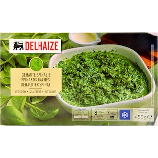 Delhaize | Spanac taiat cu smantana 450g