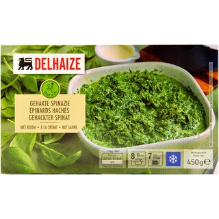 Delhaize | Spanac taiat cu smantana 450g