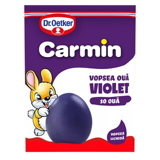 Dr. Oetker | Carmin | Vopsea lichida violet, 10 oua