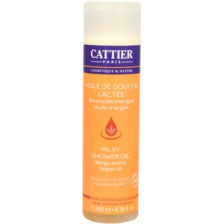 Cattier | Ulei de dus bio cu mango si argan 200ml