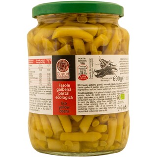 Gusturi romanesti | Fasole galbena Bio 690g