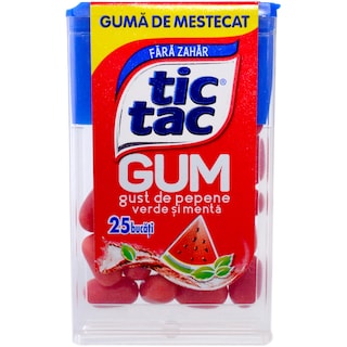 Tic tac | Guma cu gust de pepene verde si menta 12.1g