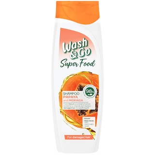 Wash&Go | Sampon pentru par deteriorat cu papaya si moringa 400ml