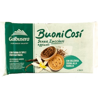 Galbusera | Buoni Cosi | Biscuiti de cacao cu crema de vanilie 160g