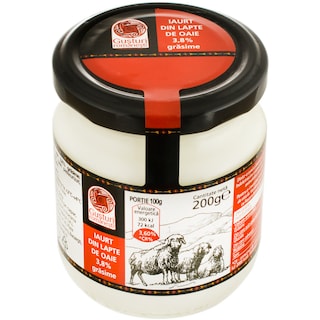 Gusturi romanesti | Iaurt din lapte de oaie 3.8% grasime 200g
