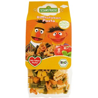 Sesamestreet | Paste din grau dur bio litere colorate 250g