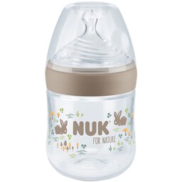 NUK | For Nature | Biberon cu tetina din silicon 150ml