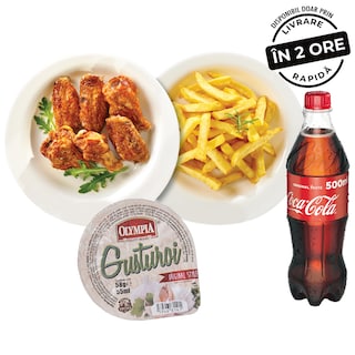 Mega Apetit | Meniu Aripioare de pui