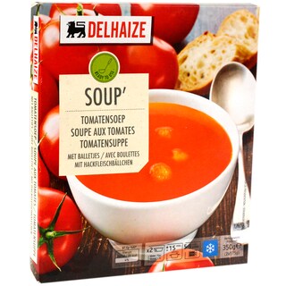 Delhaize | Supa cu rosii si perisoare 350g