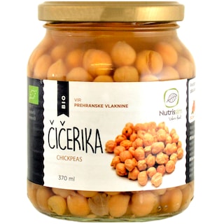 Nutrisslim | Naut in suc propriu bio 370ml