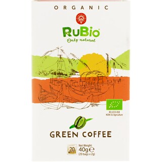 Rubio | Cafea verde bio 20 pliculete 20x2g