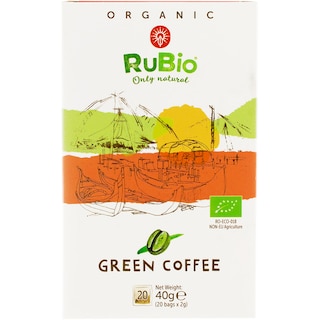 Rubio | Cafea verde bio 20 pliculete 20x2g