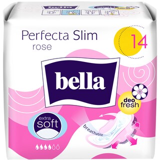 Bella | Perfecta | Absorbante Ultra Rose Deo Fresh 14 bucati