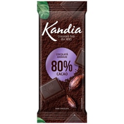 Ciocolata amaruie 80% cacao 80g