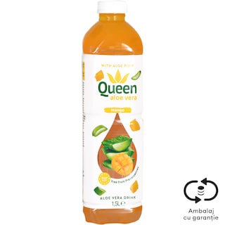 Queen Aloe Vera | Bautura racoritoare cu aloe vera si mango 1.5L