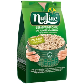 Nutline | Seminte decojite de floarea soarelui, cu sare 100g