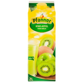 Pfanner | Bautura racoritoare necarbonata cu suc de kiwi si mere 2l